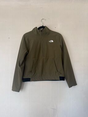The North Face Military Green Quarter-Zip Pullover